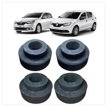 Kit Calço Mola Dianteiro Traseiro Renault Sandero e Logan
