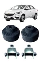 Kit Calço Mola Traseiro 5cm + Prolongador Prisma 2013/... Kit Calço Mola Traseiro 5cm + Prolongador Prisma 2013/...