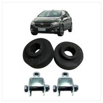 Kit Calço Mola Traseiro + Prolongador Onix Todos Exceto Plus