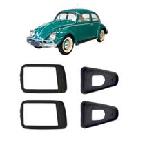 Kit Calço Moldura Acabamento Maçaneta Porta Fusca Até 1977 Kit Calço Moldura Acabamento Maçaneta Porta Fusca Até 1977