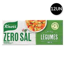 Kit Caldo Tabletes Legumes Knorr Zero Sal 12 Unidades