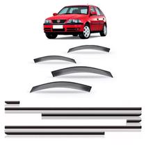 Kit calha chuva gol parati 2000 2001 2002 2003 2004 4p + friso lateral Kit calha chuva gol parati 2000 2001 2002 2003 2004 4p + friso lateral
