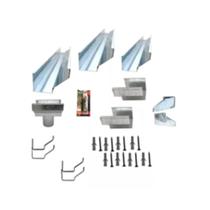 Kit Calha Super Calha Beiral 0,30x5m Galv Bocal Redondo Kit Calha Super Calha Beiral 0,30x5m Galv Bocal Redondo