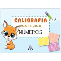 Kit Caligrafia Infantil Passo a Passo 4 Livros Letra de Forma e Cursiva Números Coordenação Motora