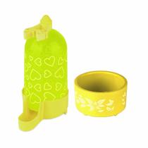 Kit calopsita amarelo bebed 200ml - tigela 70ml Kit calopsita amarelo bebed 200ml - tigela 70ml