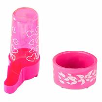 Kit calopsita rosa bebed 100ml+ tigela 70ml Kit calopsita rosa bebed 100ml+ tigela 70ml