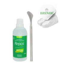 Kit Calosidade Repos 150ml + Espátula Inox + Protetor Descartável Kit Calosidade Repos 150ml + Espátula Inox + Protetor Descartável