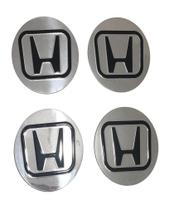 Kit Calota Calotinha Tampa Centro Roda New Civic Hrv Crv Alto Relevo