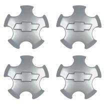 Kit Calota Centro de Roda S10 Blazer Executive 09 a 12 Prata (4 Pc) Kit Calota Centro de Roda S10 Blazer Executive 09 a 12 Prata (4 Pc)