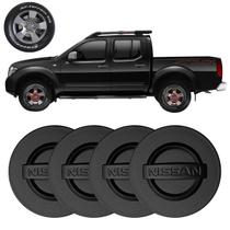 Kit Calota Centro NISSAN FRONTIER ATTACK 09 A 18 70MM PRETO