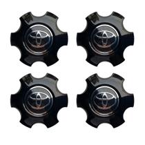 Kit Calota Centro Roda Hilux 2020 2021 2022 2024 Black Piano Kit Calota Centro Roda Hilux 2020 2021 2022 2024 Black Piano