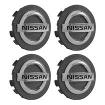 Kit Calota Meio Roda Nissan Sentra March Versa Kicks Grafite