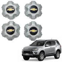 Kit Calota Miolo Roda Trailblazer S10 2017 2018 2019 2020 2021 2022 2023 Prata Brilhante Kit Calota Miolo Roda Trailblazer S10 2017 2018 2019 2020 2021 2022 2023 Prata Brilhante