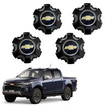 Kit Calota Miolo Roda Trailblazer S10 2017 2018 2019 2020 2021 2022 2023 Preto Brilhante