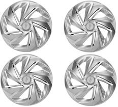 Kit Calota Nitro Aro 14 Prata Para Hb20