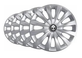 Kit Calota Passat Aro 13 Prata Para Sandero e Logan