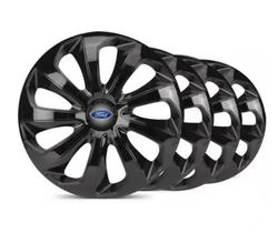 Kit Calota Velox Aro 14 Preta Para Ka Fiesta Escort Todos Carros Modelo