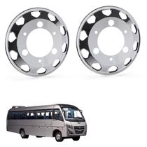 Kit Calotas Volare Ônibus Aço Cromado Dianteiras A17,5 Kit Calotas Volare Ônibus Aço Cromado Dianteiras A17,5