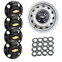 Kit calotinha central meio de roda gm corsa celta onix classic cobalt aro 13 14 15 16