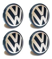 Kit Calotinha Meio Tampa Roda Original Vw Gol G5 G6 Fox 56mm