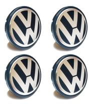 Kit Calotinha Meio Tampa Roda Original Vw Gol G5 G6 Fox 56mm