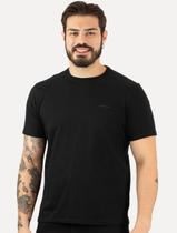 Kit Calvin Klein Camiseta Light New Logo e Carteira Couro Ck Preta Kit Calvin Klein Camiseta Light New Logo e Carteira Couro Ck Preta