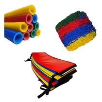 kit Cama 1,40 Rede mais 6 Isotubos mais Protetor