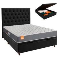 Kit Cama Box Bau + Cabeceira + Colchão Casal D23 - Pro - Inducol Kit Cama Box Bau + Cabeceira + Colchão Casal D23 - Pro - Inducol