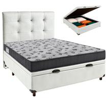 Kit Cama Box Bau + Cabeceira + Colchão Casal D33 - Iso100 - Ortobom