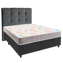 Kit Cama Box + Cabeceira + Colchão Casal D20 - D20 - Inducol Kit Cama Box + Cabeceira + Colchão Casal D20 - D20 - Inducol