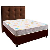 Kit Cama Box + Cabeceira + Colchão Casal D20 - D20 - Inducol Kit Cama Box + Cabeceira + Colchão Casal D20 - D20 - Inducol