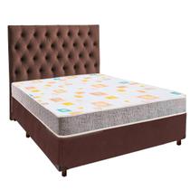 Kit Cama Box + Cabeceira + Colchão Casal D20 - D20 - Inducol Kit Cama Box + Cabeceira + Colchão Casal D20 - D20 - Inducol