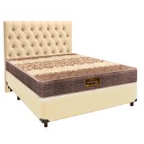 Kit Cama Box + Cabeceira + Colchão Casal D26 - Ortophedic - Sankonfort