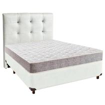 Kit Cama Box + Cabeceira + Colchão Casal D33 - D33 - Inducol