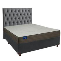 Kit Cama Box + Cabeceira + Colchão Casal D33 - Orthotech - Inducol Kit Cama Box + Cabeceira + Colchão Casal D33 - Orthotech - Inducol