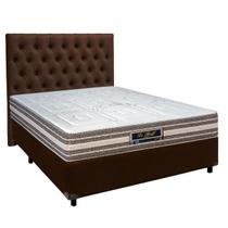 Kit Cama Box + Cabeceira + Colchão Casal Molas Ensacadas - Legriff - Sankonfort Kit Cama Box + Cabeceira + Colchão Casal Molas Ensacadas - Legriff - Sankonfort
