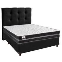 Kit Cama Box + Cabeceira + Colchão Casal Molas Ultralastic - Bogota - Inducol Kit Cama Box + Cabeceira + Colchão Casal Molas Ultralastic - Bogota - Inducol