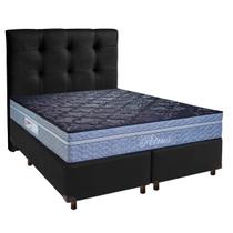 Kit Cama Box + Cabeceira + Colchão Queen Molas Ensacadas - Petrus - Paropas Kit Cama Box + Cabeceira + Colchão Queen Molas Ensacadas - Petrus - Paropas