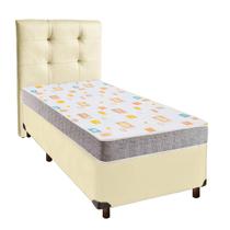 Kit Cama Box + Cabeceira + Colchão Solteiro D20 - D20 - Inducol