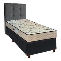 Kit Cama Box + Cabeceira + Colchão Solteiro D33 - Maxsono - Paropas