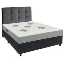 Kit Cama Box + Cabeceira e Colchão Casal D28 Confort Premium Inovaflex Kit Cama Box + Cabeceira e Colchão Casal D28 Confort Premium Inovaflex