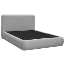 Kit Cama Box + Cabeceira Orgânica Moscou Quarto de Casal 140cm Bouclê - SOFA STORE