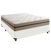 Kit Cama Box Casal + Colchão Molas Ensacadas Cristalflex Kit Cama Box Casal + Colchão Molas Ensacadas Cristalflex