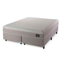 Kit Cama Box + Colchão Queen Strong One Face Espuma D45 62x193x203cm Hellen