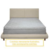 Kit Cama Box e Cabeceira Napole King Size 208cm Bouclê