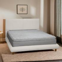 Kit Cama Box e Cabeceira Napole King Size 208cm Bouclê