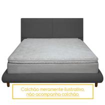 Kit Cama Box e Cabeceira Napole King Size 208cm Bouclê