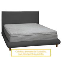 Kit Cama Box e Cabeceira Napole Quarto Casal 153cm Bouclê Kit Cama Box e Cabeceira Napole Quarto Casal 153cm Bouclê