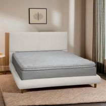 Kit Cama Box e Cabeceira Napole Queen Size 173cm Bouclê Kit Cama Box e Cabeceira Napole Queen Size 173cm Bouclê