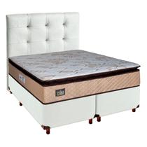 Kit Cama Box Queen Com Colchão Luxe D33 Hellen + Cabeceira Kit Cama Box Queen Com Colchão Luxe D33 Hellen + Cabeceira